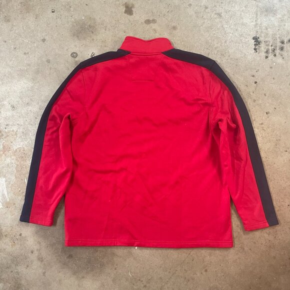 Nautica Men's 1/4 Zip Red Pullover Sweatshirt Sweater Size XXL K9350J - Picture 6 of 6